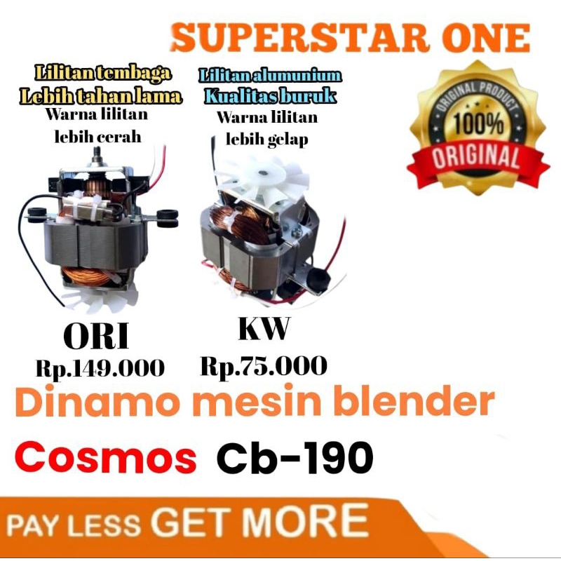 Dinamo Blender Mesin Blender Cosmos CB-190