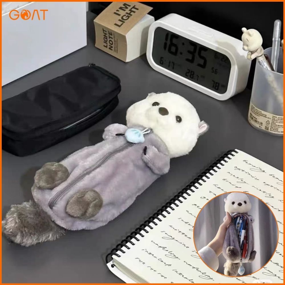 

[Ready✅COD]Kotak Pena Boneka Mewah Sloth Laut Tas alat tulis tempat penyimpanan alat tulis kecil Tas Pensil Ins Tas Pensil Gaya Korea Tas Pensil Baru Tas Pensil Lucu Tas Pensil Boneka Mewah