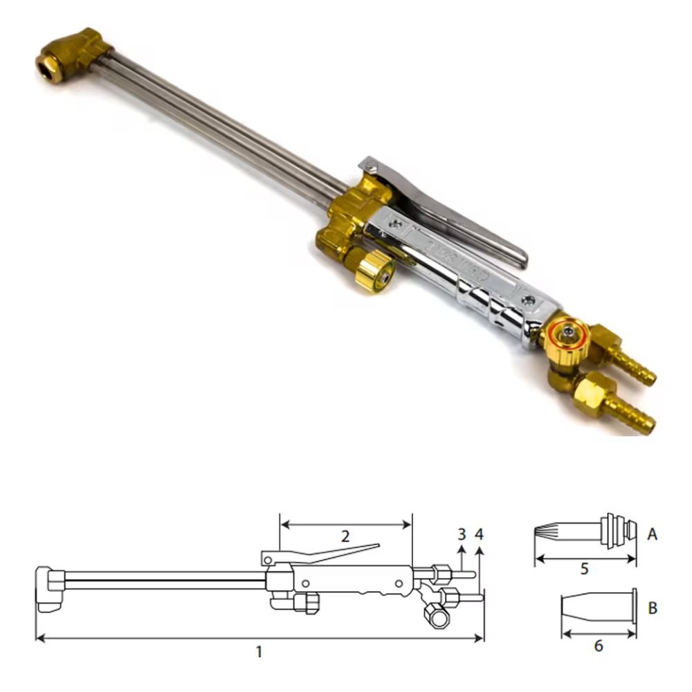 BLENDER POTONG TEKIRO TIPE 825/HEAVY CUTTING TORCH STRONG 8/LAS POTONG