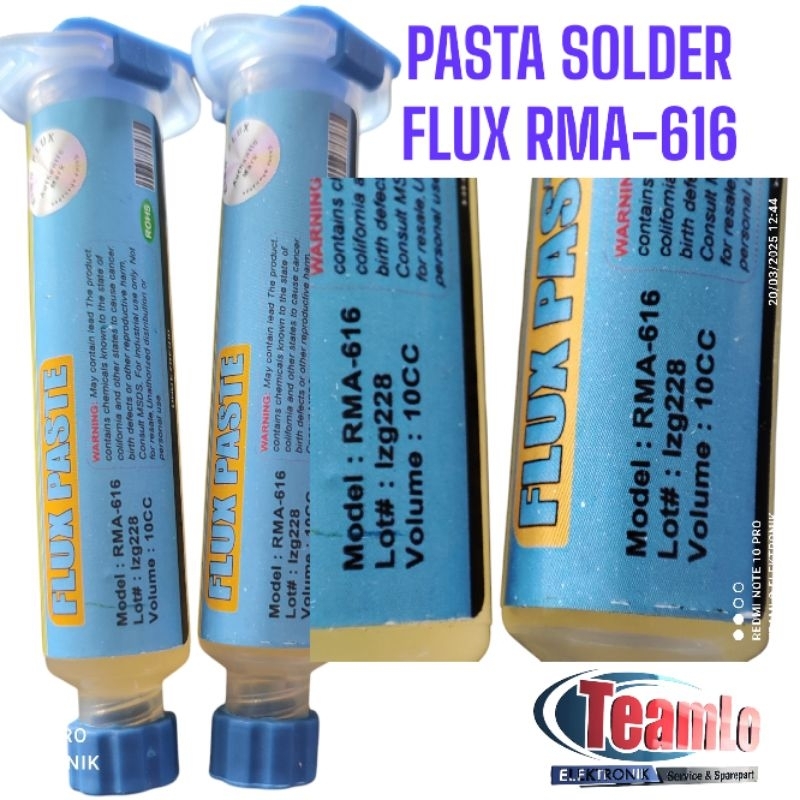 FLUX PASTA SOLDER UNTUK MEMUDAHKAN PENYOLDERAN