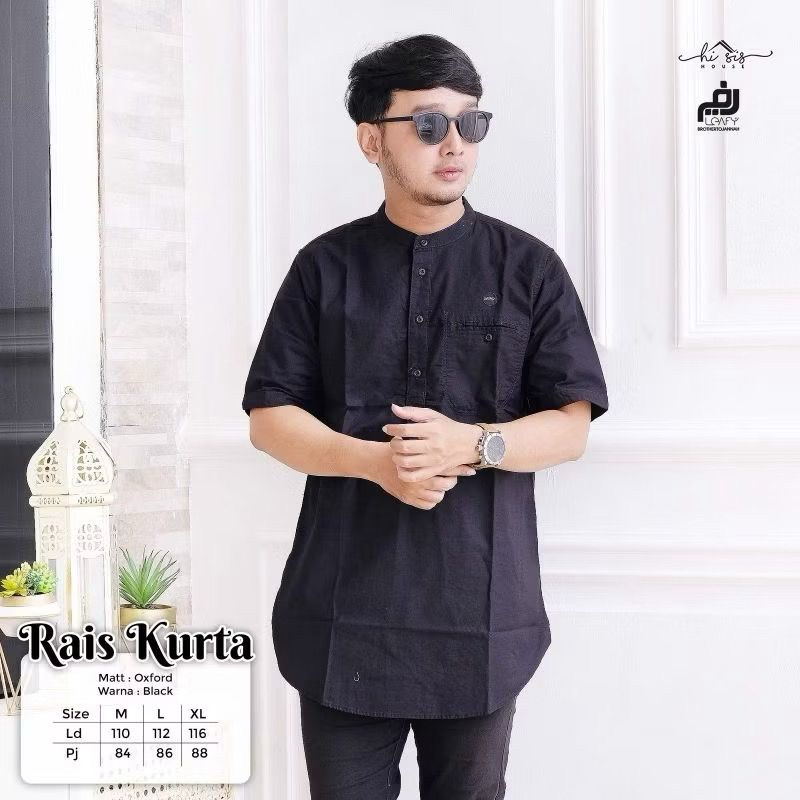 Leafy Kurta Lengan Pendek