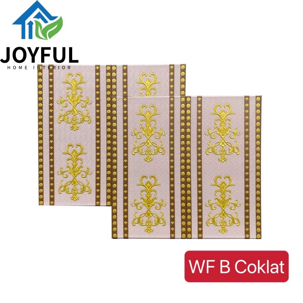 Joyful Home Interior - WALLPAPER 3D FOAM TEBAL 5MM 8 LEMBAR High Quality