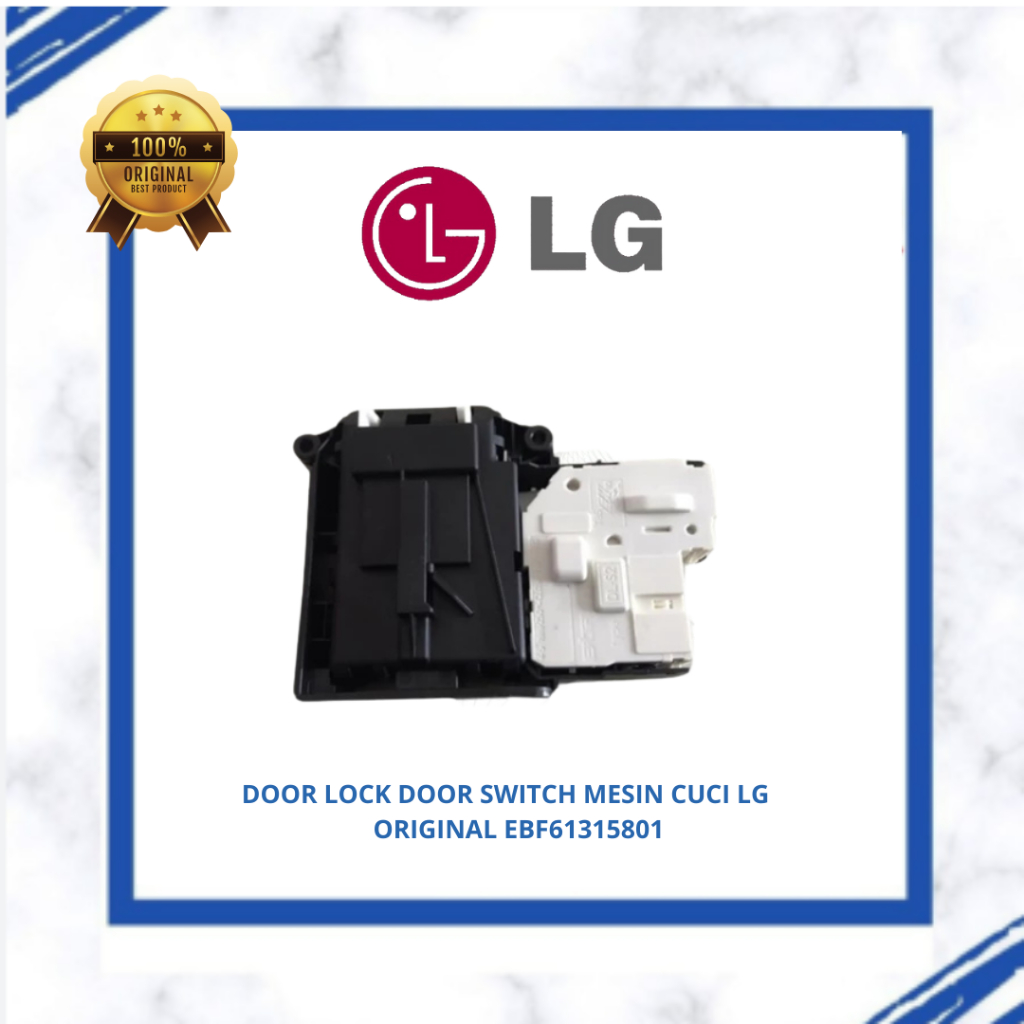 DOOR LOCK DOOR SWITCH MESIN CUCI LG  FC1208N5W  ORIGINAL EBF61315801