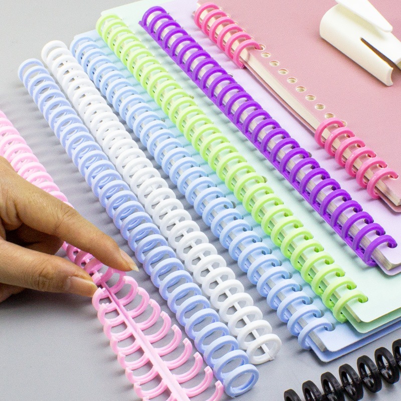 

Ring Binder DIY Spiral Binder/loose leaf Binding Strip 30 Lubang Untuk Loose-leaf paper A4 B5 A5 A6