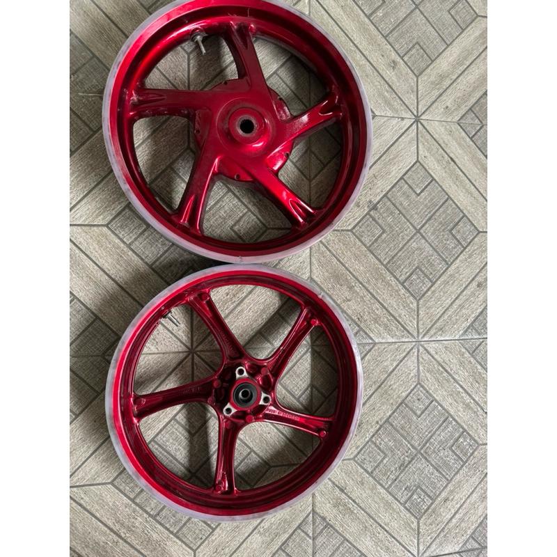 Velg Motor/ Kreta Original Bawaan Mio Soul GT 125 Repaint red