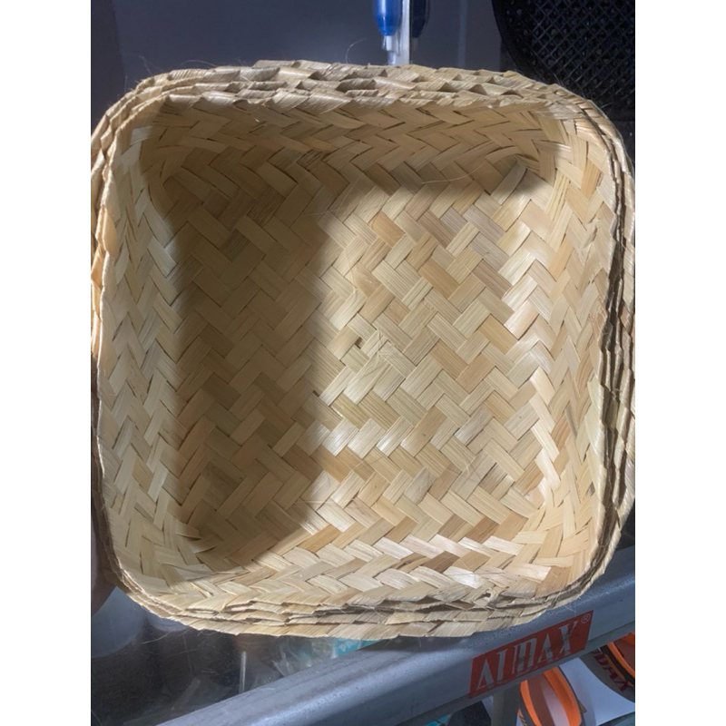 besek walet 25x25 lebar 25, panjang 25, tinggi 10 cm ) ISI 10 PCS