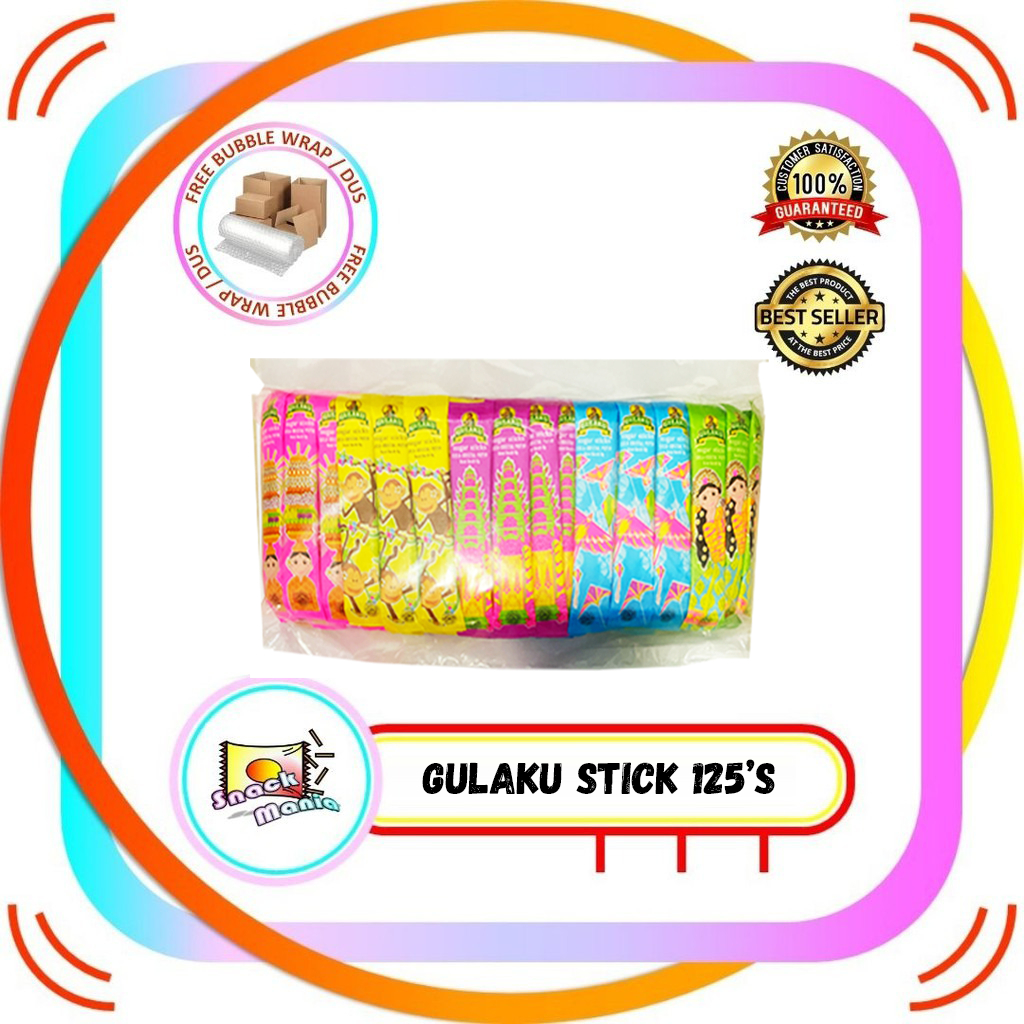 

Gula GULAKU Stick Pack ~ 125 sachet x 8 gr Refill Putih Premium