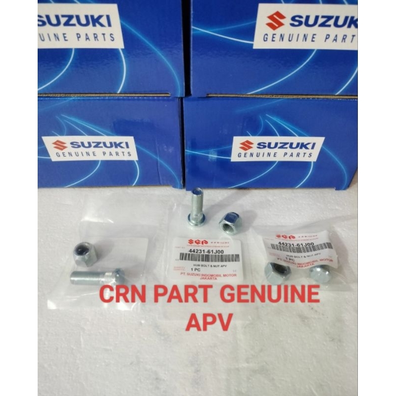 BAUT RODA + MUR RACING 12X1.25 SUZUKI APV , MEGA CARRY, ERTIGA, SWIFT, SX-4 ORIGINAL BARU BERGARANSI