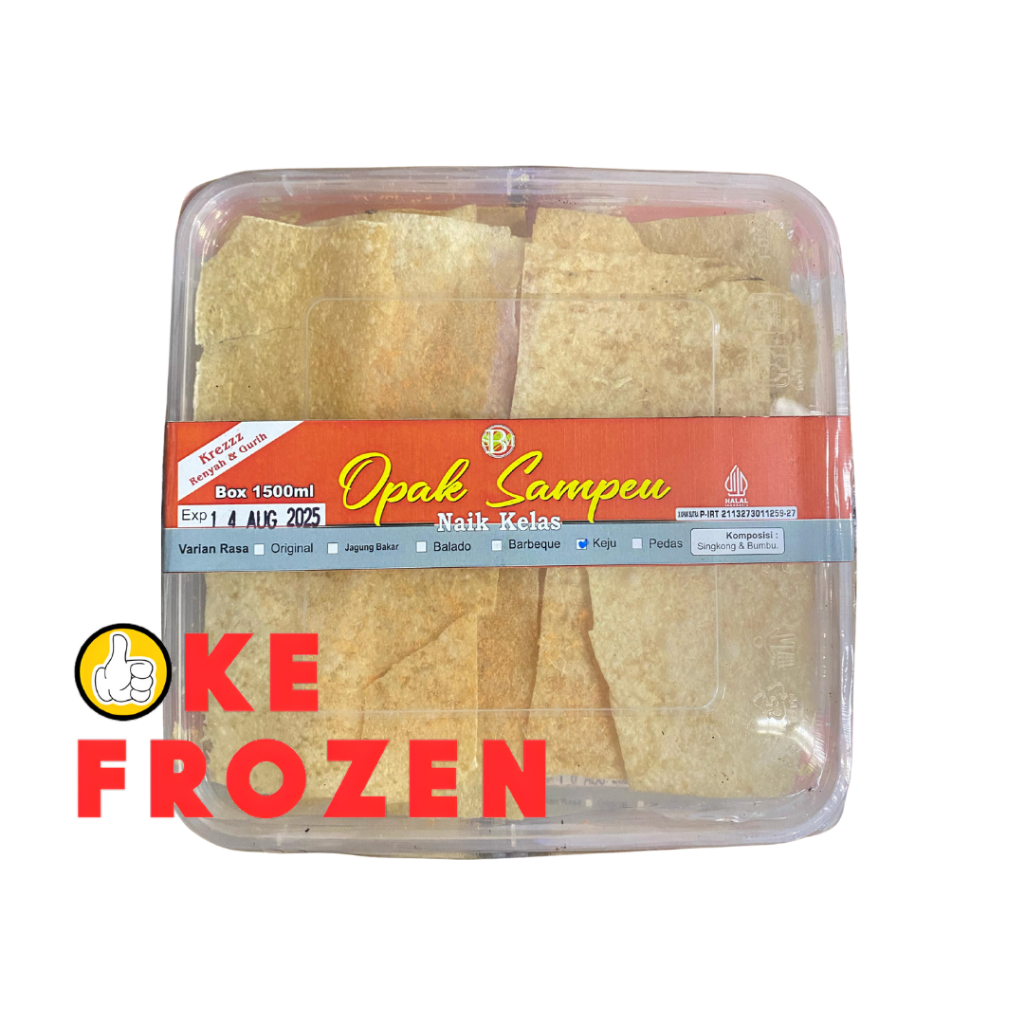 

SUTRA OPAK SAMPEU NAIK KELAS KEJU BOX 150gr