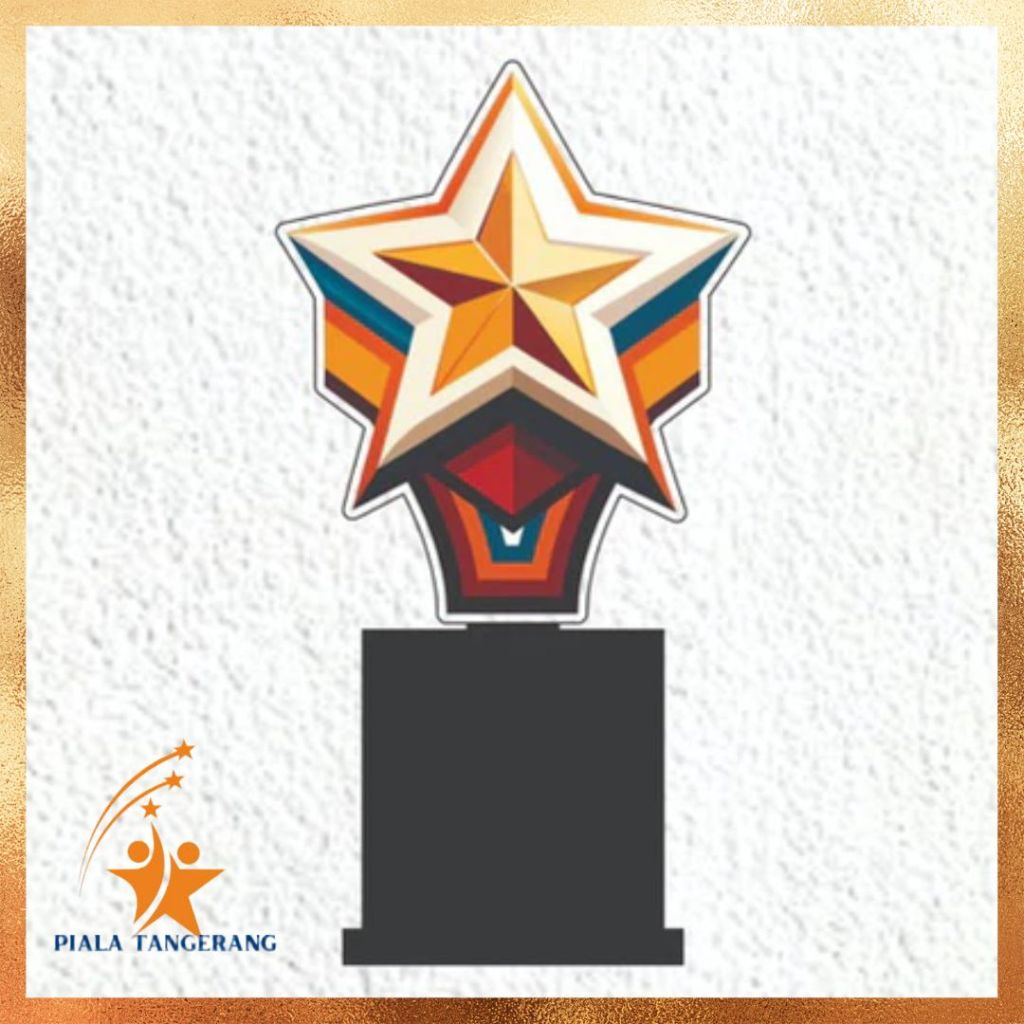 Piala Bintang Akrilik Custom Piala Juara Piala Bintang Akrilik Custom