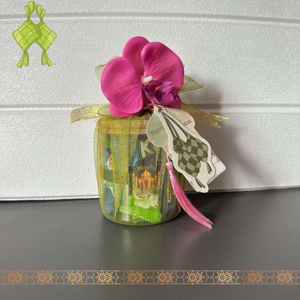 

Hampers Lebaran Idul Fitri Snack Toples Medium Single Kain Tile