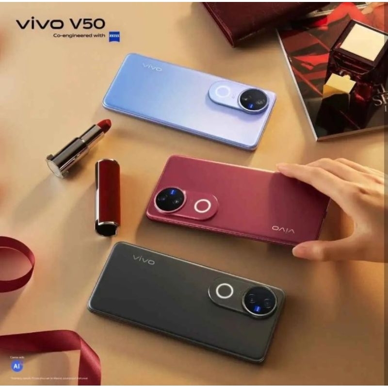 VIVO V50 ZEISS RAM 12/256 GB baterai 6.000 mah garansi resmi original