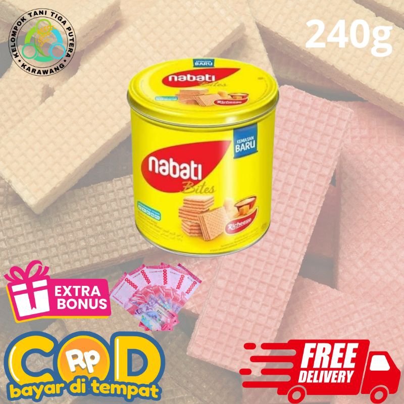 

Nabati Keju 240g, Berhadiahjika beruntung