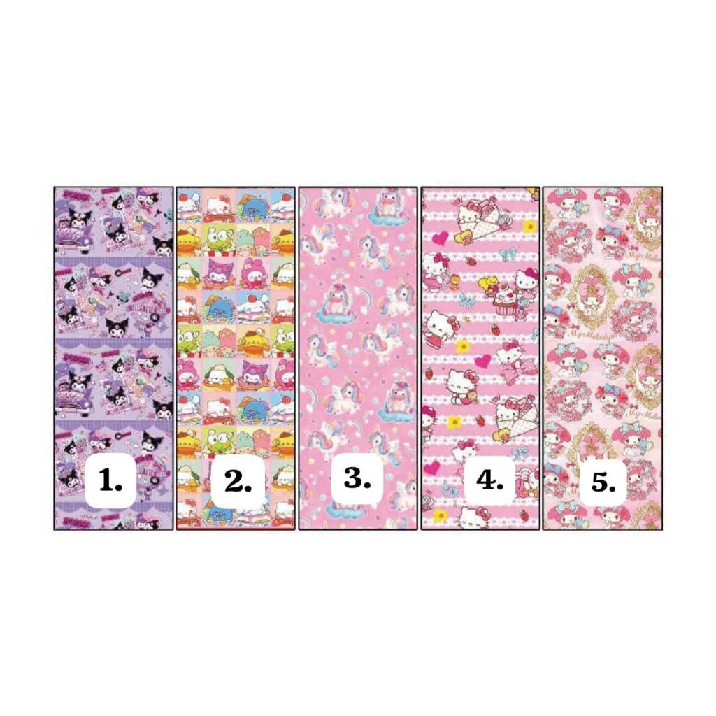 

Kertas kado motif lucu | bungkus kado karakter lucu 10lembar (1 motif )
