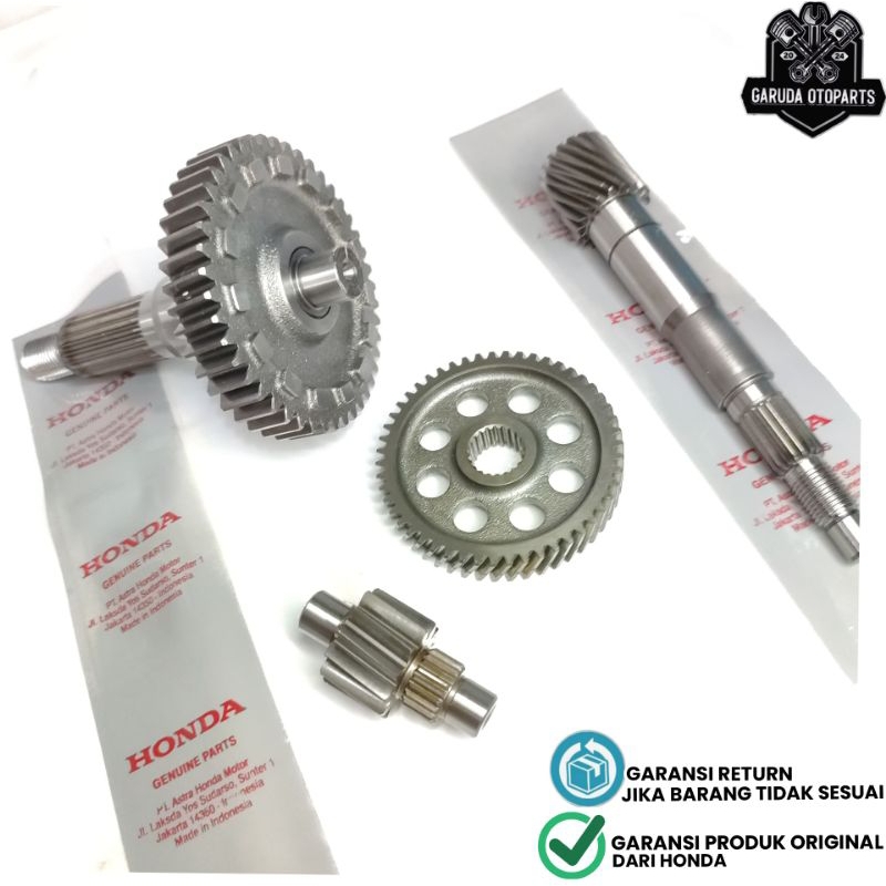 Gigi rasio gigi gear rasio as pully roda gear box assy beat fi esp scoopy spacy kodepart KZL K44 K81