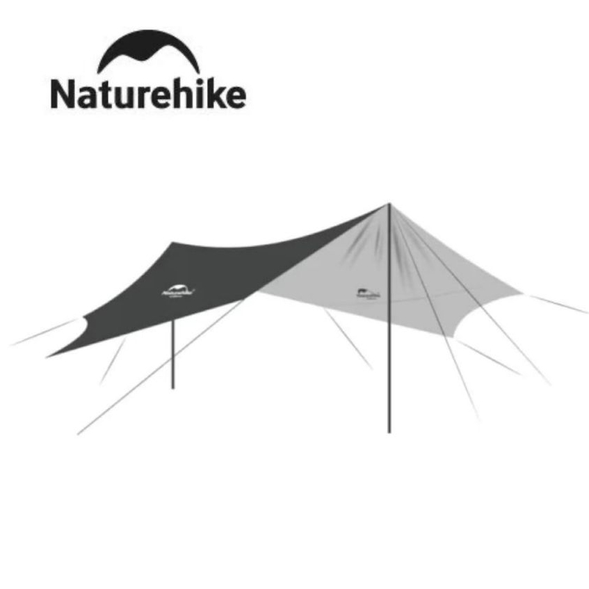 Flysheet hexagonal naturehike 520x460cm NH16T013-S LARGE with 2 poles