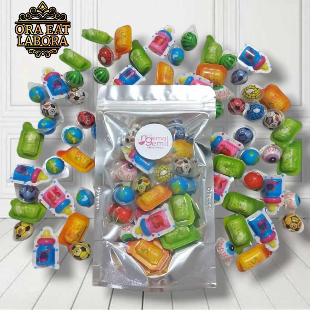 

JELLY MINI JELLY VIRAL MIX BOLA MATA BUAH ANEKA BENTUK LUCU Kualitas Premium