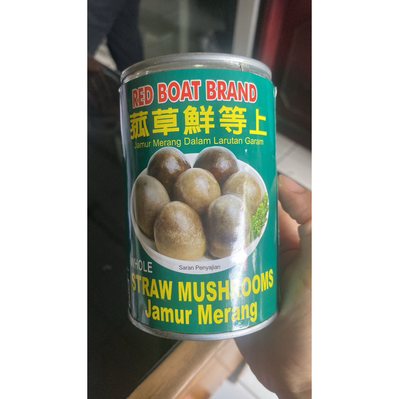 

RED BOAT BRAND – Jamur Merang Dalam Larutan Garam (Whole Straw Mushrooms) KALENG