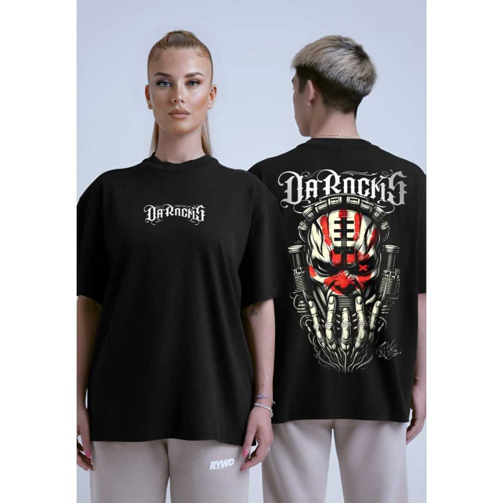 Kaos Oversize Tengkorak Pria Darnckis Baju Kaos Distro Tengkorak Unisex Pria Wanita Ronwe Store