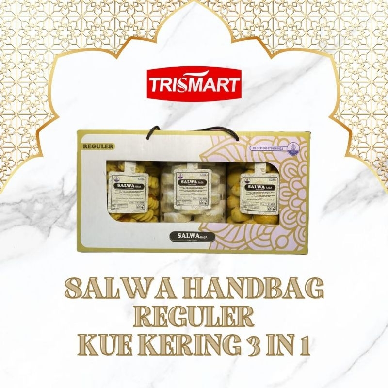 

SALWA KAMPERS HANDBAG REGULER | KUE KERING 3 IN 1 +- 1 KG