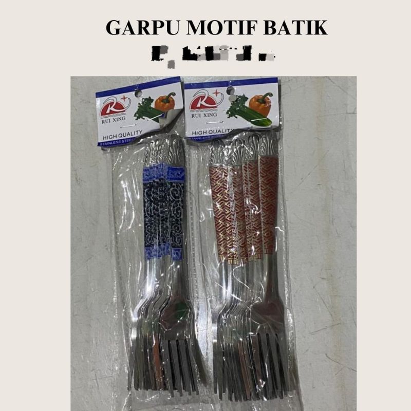 garpu batik
