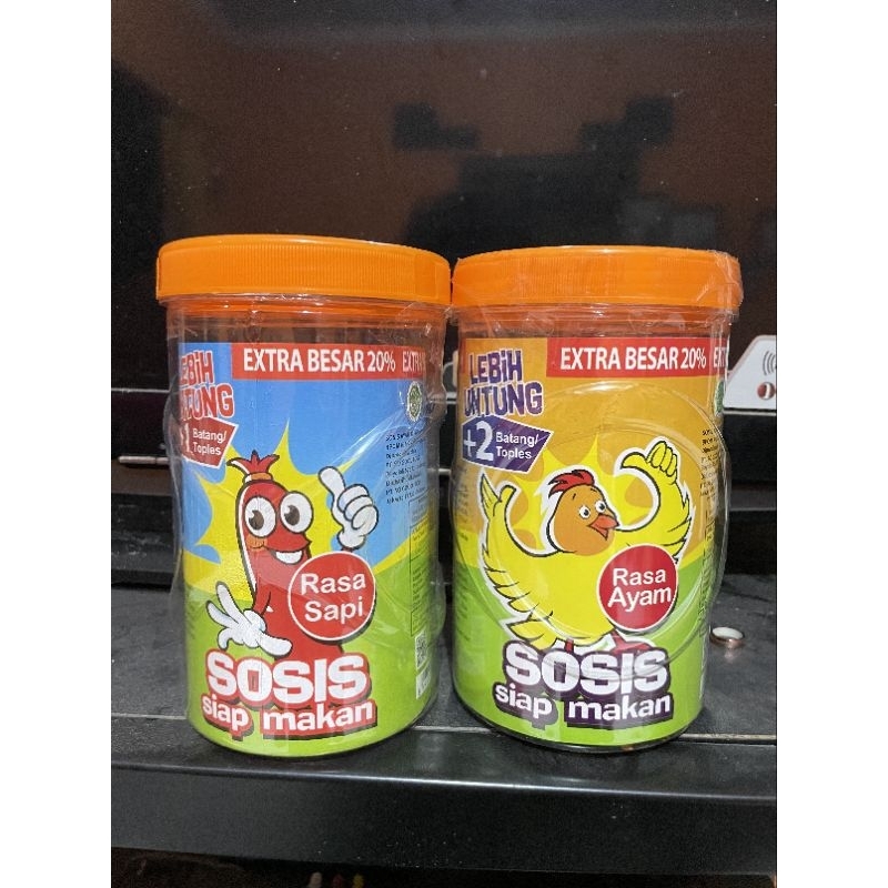 

Sosis SO NICE Siap Makan Lezat bergizi Extra Besar 20%