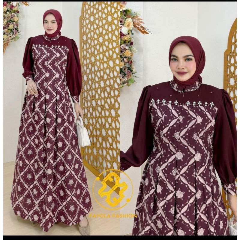 fayola dress bordir terbaru by fayola