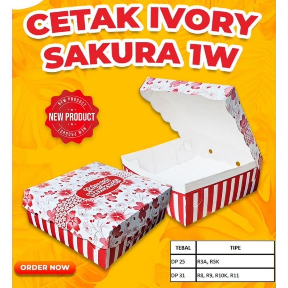 

Dus nasi R8 motif sakura victory ECERAN per 10 pcs