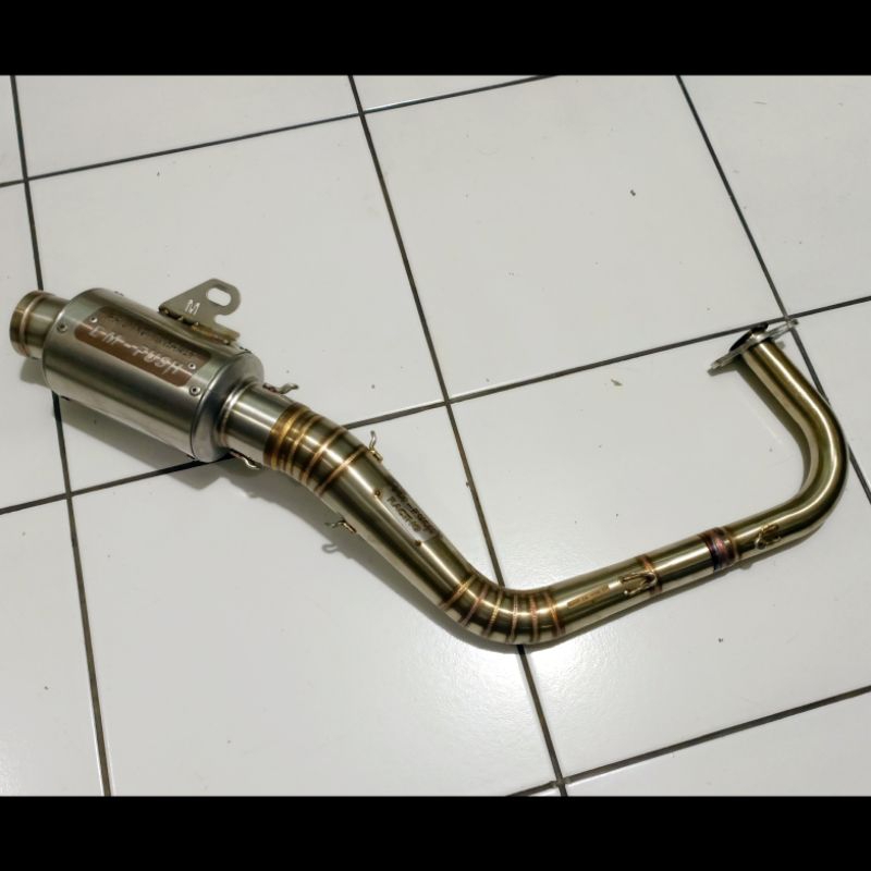 Knalpot Honda Beat Empush Racing Exhaust type Ex Tengah inlet 50