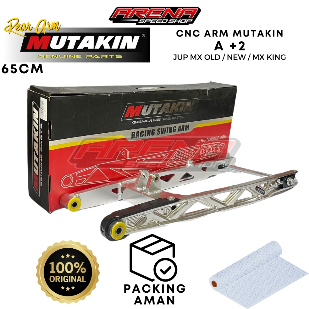 MUTAKIN CNC Swing Arm +2 Inch Y15ZR Sasis Long Arm A +2 Inci Jupiter MX King Original Mutakin