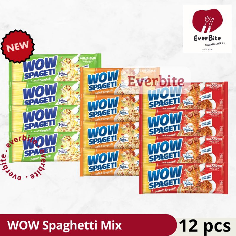 

WOW Spageti Instan isi 12 dan 6 WOW Spaghetti Instan