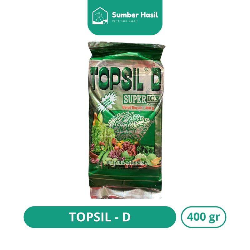 TOPSIL D 400GRAM PUPUK PELENGKAP DAUN TOPSIL DAUN ORIGINAL