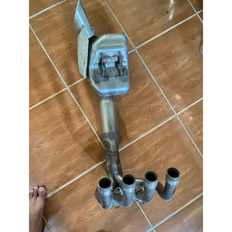 knalpot standar zx25r zx25rr original Kawasaki