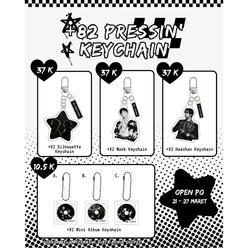 [Pre-Order] Mark Haechan NCT Dream NCT 127 +82 Pressin Fanmade Merchandise