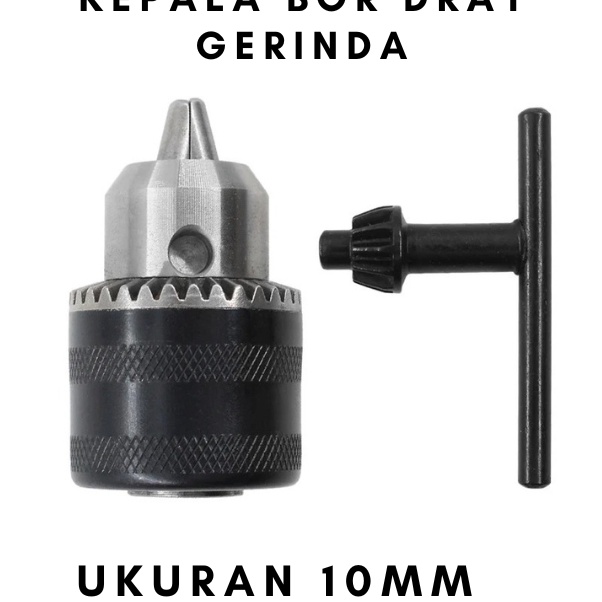 FG2 Kepala Bor Untuk Gerinda Tangan M1 x 15 Chuck Kepala Bor 1mm Drat Gerinda