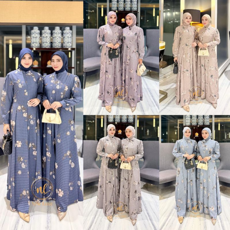 AFIKA DRESS ORI NEW LUSY GAMIS PREMIUM MURAH ADA JUMBO BIGSIZE