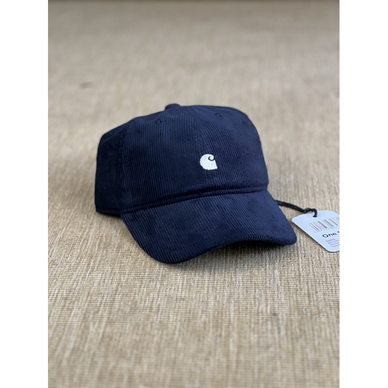 CARHARTT HARLEM CORDUROY CAP NAVY