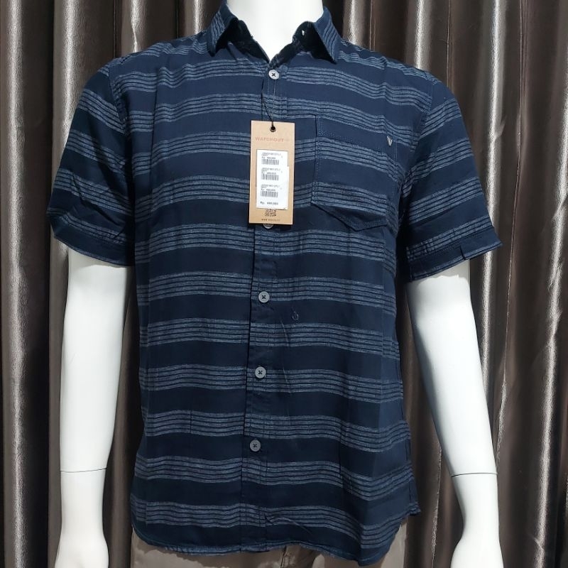 Watchout JS502180127 Kemeja Jeans Lengan Pendek