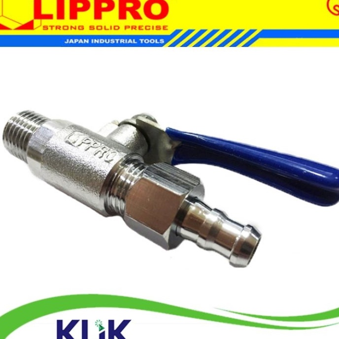 Boom LIPPRO Kran Angin Kompresor 14 Inch  Air Cock Kuningan 14