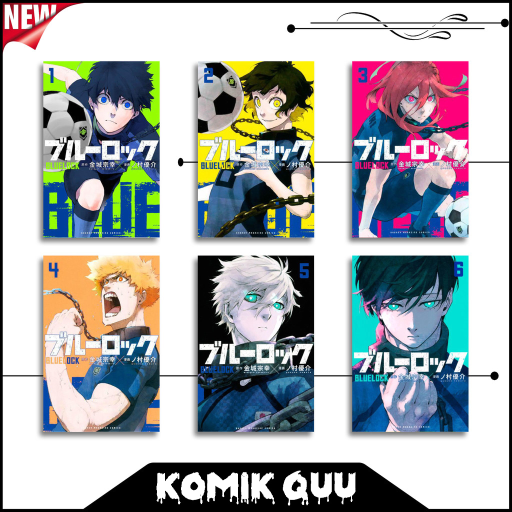 Komik Manga Blue Lock Vol. 1-31 by Yusuke Nomura Bahasa Indonesia