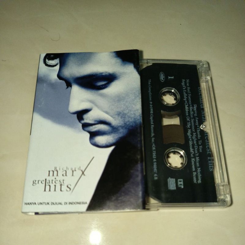 KASET RICHARD MARX GREATEST HITS ENDLESS SUMMER NIGHTS RIGHT HERE WAITING NOW AND FOREVER HAZARD