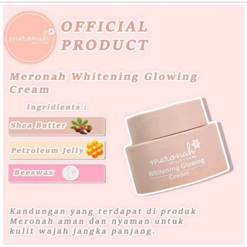 MERONAH GLOWING CREAM/BB CREAM GLOWING SPF50