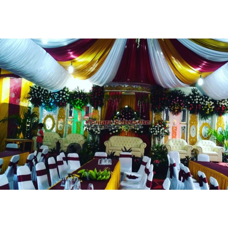 jual tenda pesta ukuran 8x8, tenda dekorasi, tenda acara.