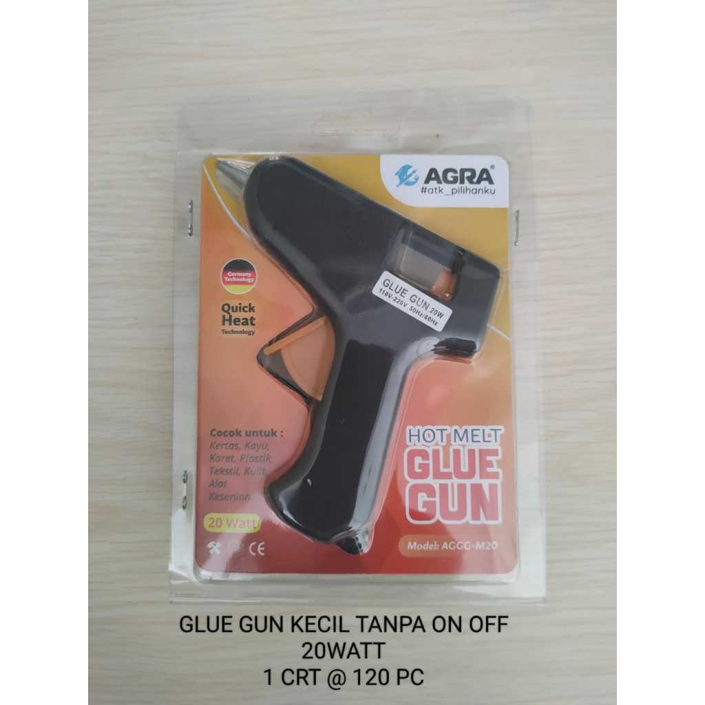 

mesin lem tembak kecil agya biasa tanpa on off ( ukruan kecil ) glue gun gluegun satuan