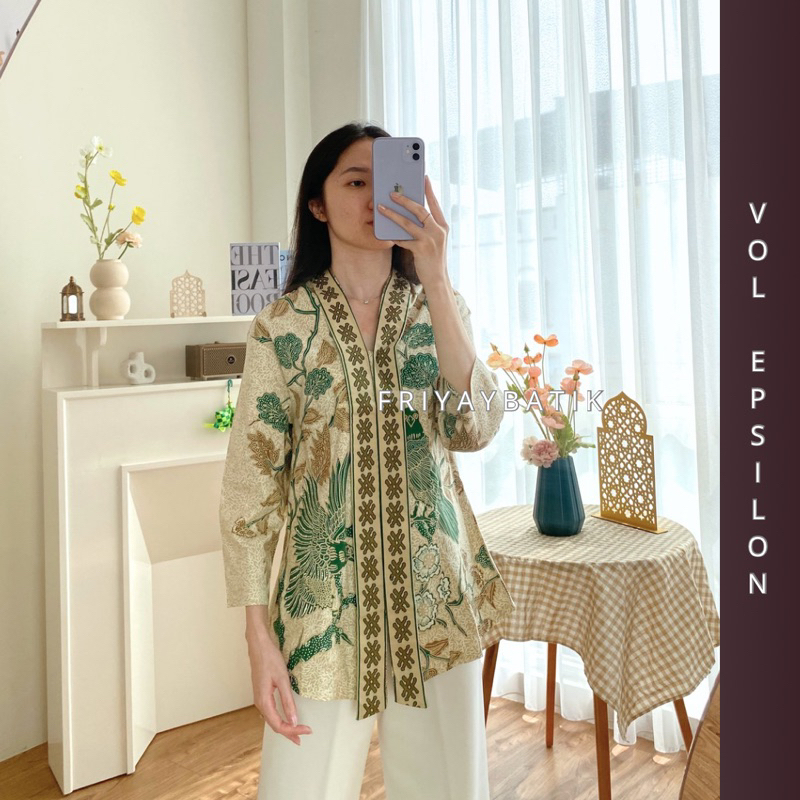 Grace Slimfit Batik / Baju Atasan Batik Wanita