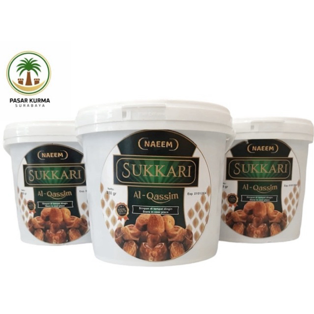 

Kurma Sukari Ember Premium 850gram