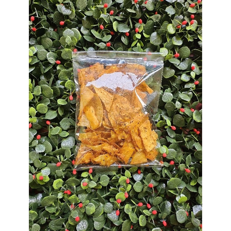 

KRIPSET /KERIPIK SETAN / KERIPIK SINGKONG PEDAS GURIH ENAK 100 GRM