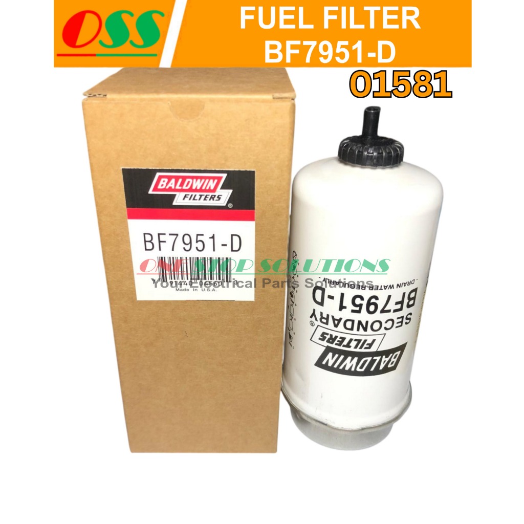 FUEL FILTER FILTER SOLAR BALDWIN BF7951-D BF 7951 D  BF-7951D