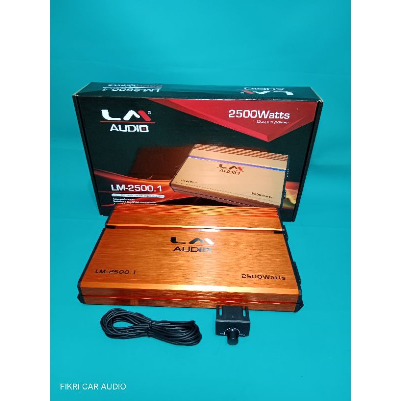 Power Monoblok LM AUDIO seri LM-2500.1 1Channel Audio Mobil