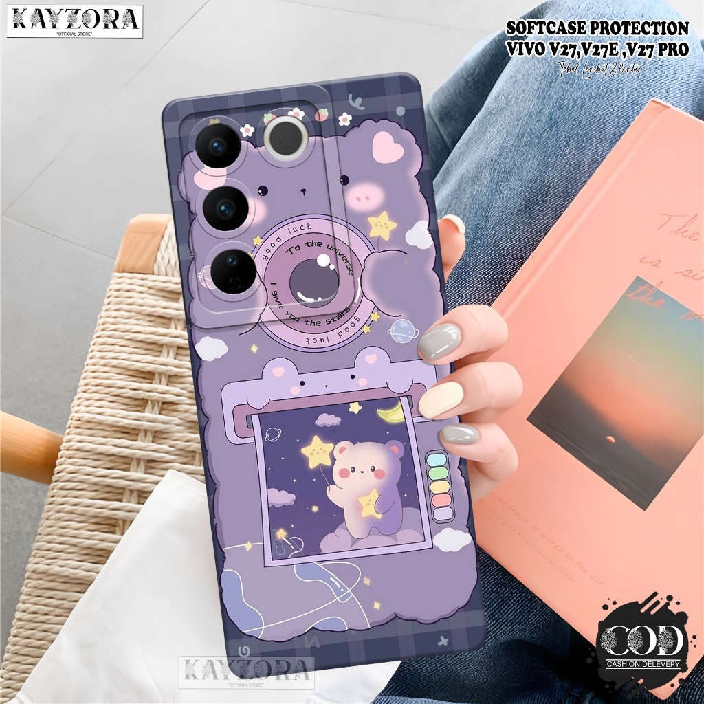 Case VIVO V27/V27E/V27 PRO Terbaru - Fashion Case Kartun - Softcase VIVO V27/V27E/V27 PRO - Silikon 
